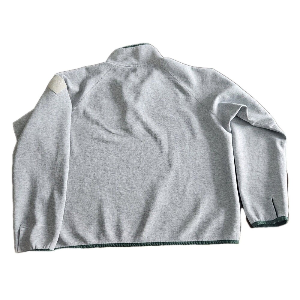 Herschel Mens Outdoor Performance Heather Light Grey Quarter Zip, Size XL - Picture 8 of 14